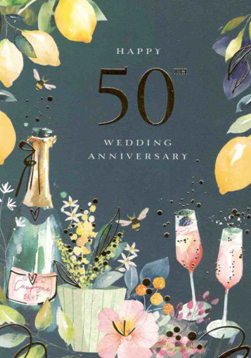 Picture of 50TH WEDDING ANNIVERSARY CARD